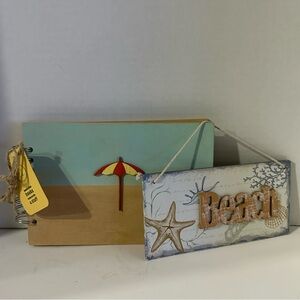 New Fun Beach Scrapbook & Beach Sign